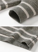 grunge knit pullover for fall and winter, oversized aesthetic with urban style, mens fashion layer for modern streetwear coll