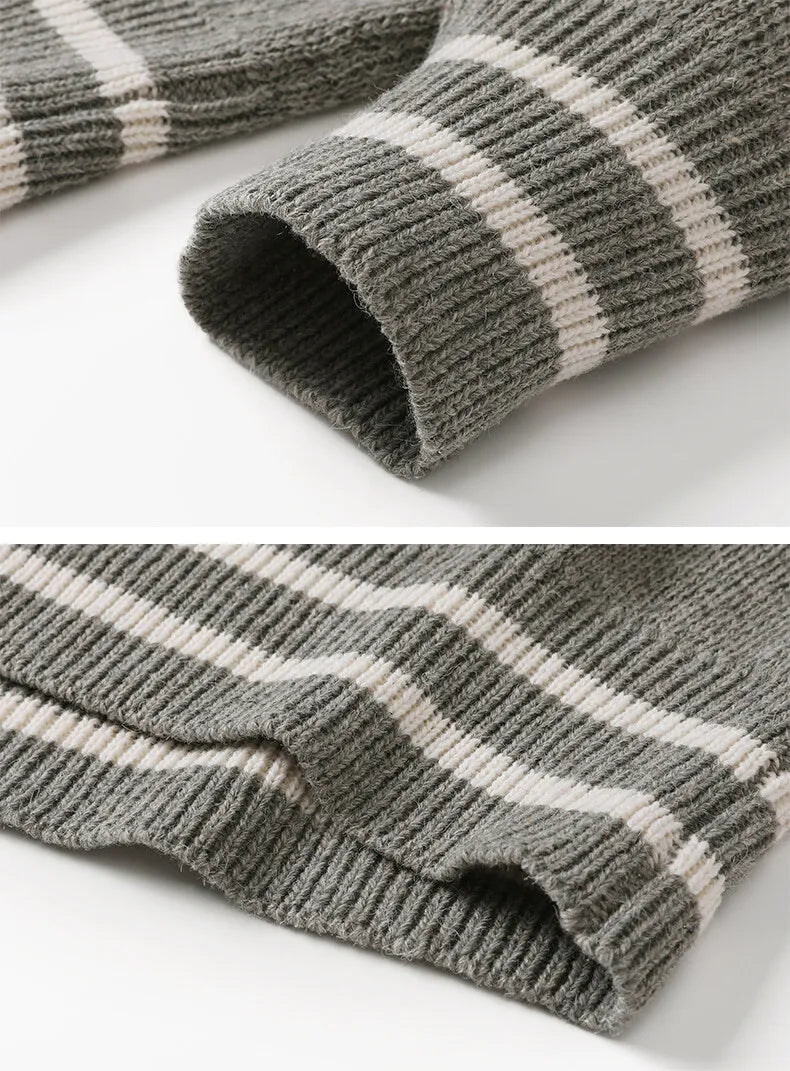 grunge knit pullover for fall and winter, oversized aesthetic with urban style, mens fashion layer for modern streetwear coll