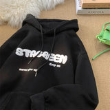 2024 New Letter Printed Hoodies For Men and Women Autumn Y2K Streetwear Hooded Sweatshirts Fleece Vintage Fashion Pocket Hoody
