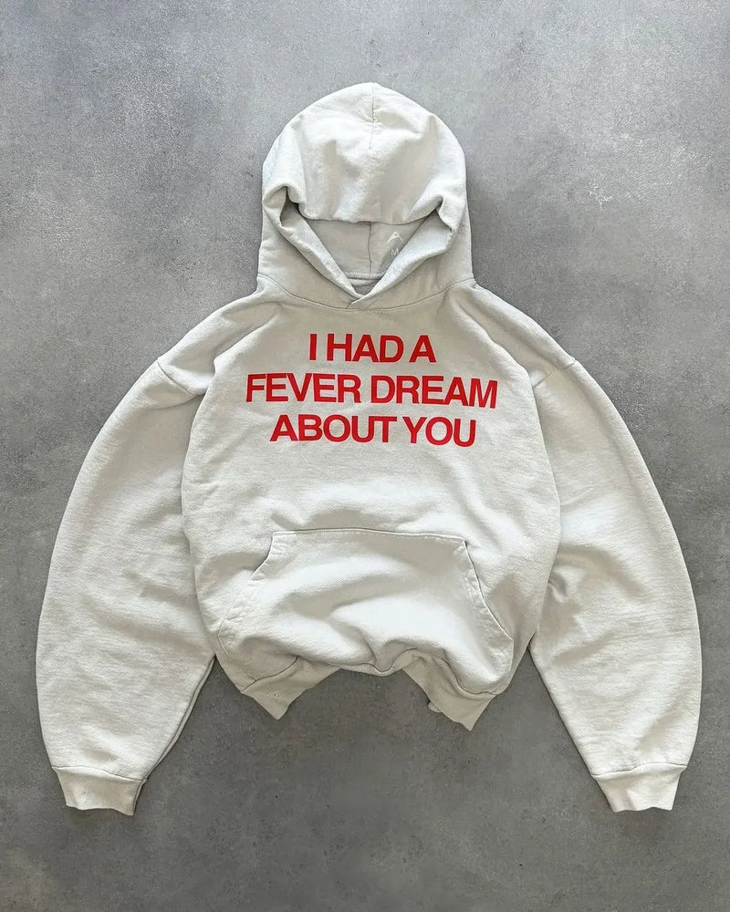 Harajuku Oversized Gothic Letter Print Hoodies Women Streetwear Sweats