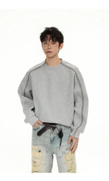 Zipper Pullover Sweatshirt Men Women Streetwear Fashion Loose Casual B