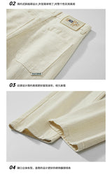 men classic fashion vintage casual loose plus size 28 42 straight white soft denim jeans pant cityboy jeans long trousers man unique jeans style 2124