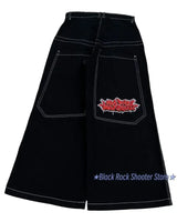 hip hop letter embroidery baggy jeans harajuku y2k streetwear wexwear jeans gothic pants womens high waist wide leg trousers stacked flare jeans
