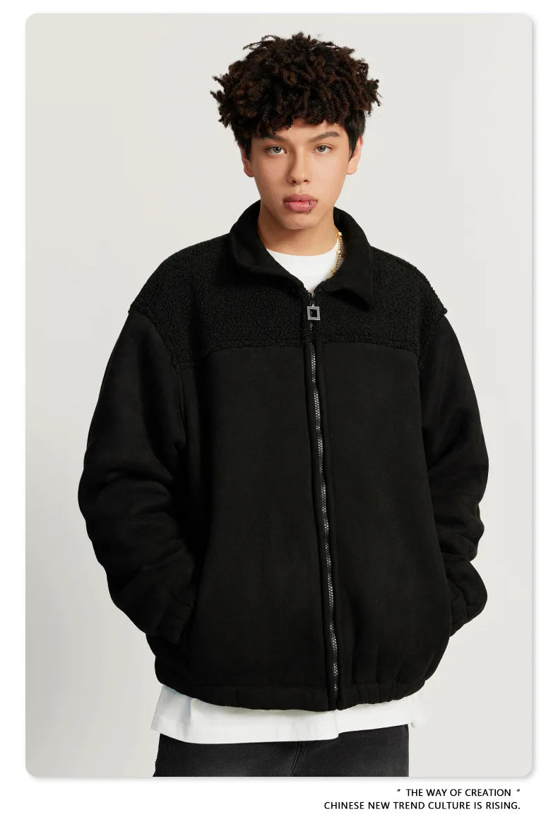 Checkered Varsity Bomber Coat Statement Piece