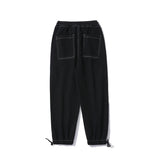 rainbowtouches men jeans fashion classic brand men wide legs elastic concise jeans casual trousers retro style boy loose pants unique jeans style 3151