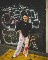 harajuku high street y2k baggy jeans punk popular print wide leg denim pants jeans streetwear trouser men clothing unique jeans style 2191