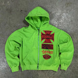 Y2k Long Sleeved Pullover Hoodie Sweatshirt Retro Printed Pattern Clothes Streetwear Hip-Hop Rap Gothic Style Punk Tops 2024