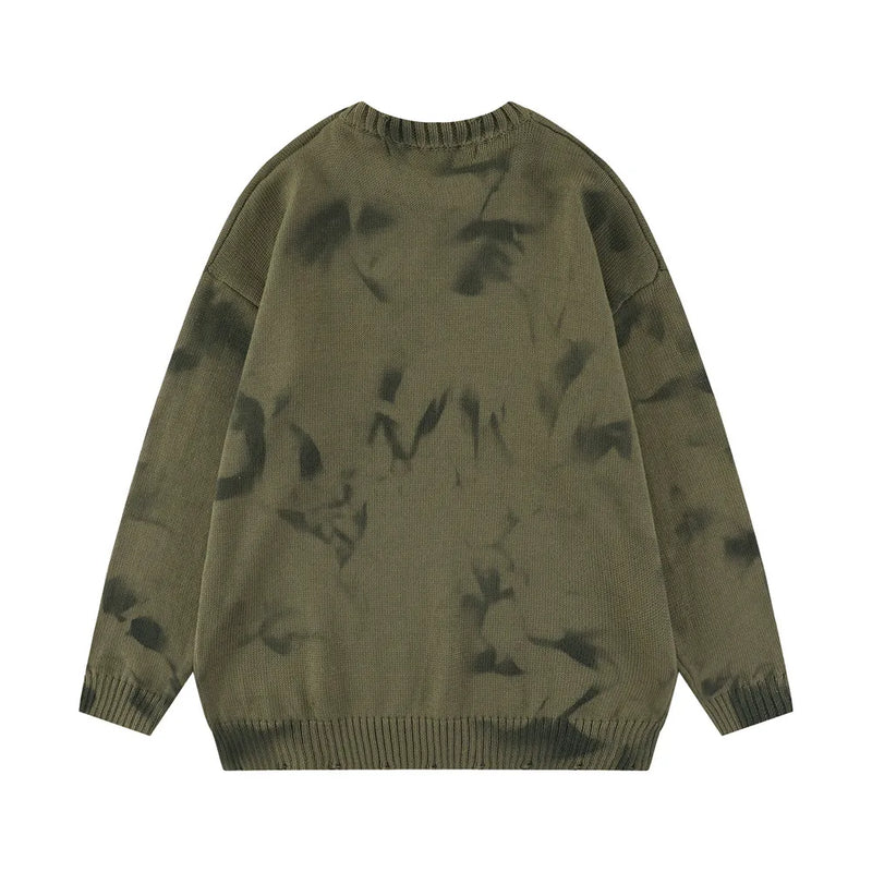oversized flame jumper with bold print, ideal for photo-ready Y2K streetwear layering, street fashion menswear trend for seas