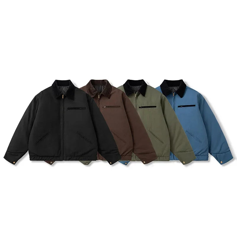 grunge oversized outerwear, photo-ready streetwear, men's streetwear fashion, oversized urban jacket, high quality cold-weath