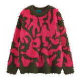 loose fit o-neck sweater, daily wear knit, cozy fashion fit, stylish street outfit, modern aesthetic appeal
