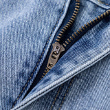 2024 Streetwear Blue Jeans Letter Printing Vintage Retro Denim Trousers Harajuku Jogger Denim Jeans Hipster