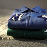Retro Baseball Jacket for Men Cold Weather Jacket