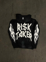 2024 y2k long sleeved zippered printed pullover hoodie hoodie and pants two piece streetwear trendy outfit dark vintage outfit unique default style 2238