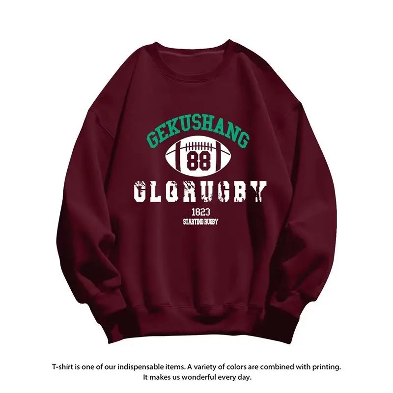 Autumn Mens Sweatshirt Korean High Quality Pure Cotton Sweatshirt Hara