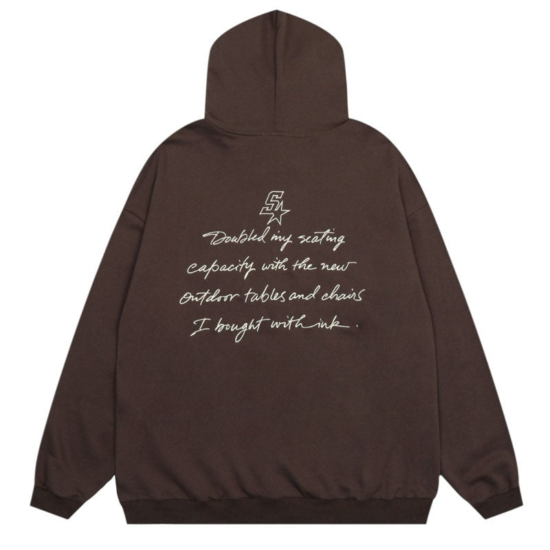 "Star Girl" Graphic Unisex Streetwear Vintage Women Men Y2K Hoodie