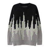 fashion pattern knitted sweater mens casual drop shoulder pollover unisex harajuku y2k streetwear loose knit sweaters jumpers - trendy hip hop fashion hoodie, anime inspired graphic hoodie, high quality cotton hoodie