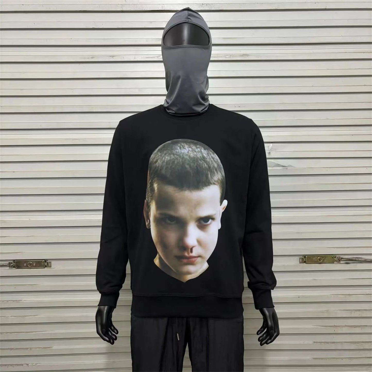 90s Y2K hoodie with graffiti and street-style design