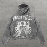 Anime Aesthetic Tee – Harajuku Thicken Letter Print Goth Hoodies Women – Streetwear Fashion for Men & Women
