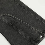 american high street vibe fashion splice jeans mens belt loose casual vintage wide leg straight denim baggy jeans pants trouser stacked flare jeans