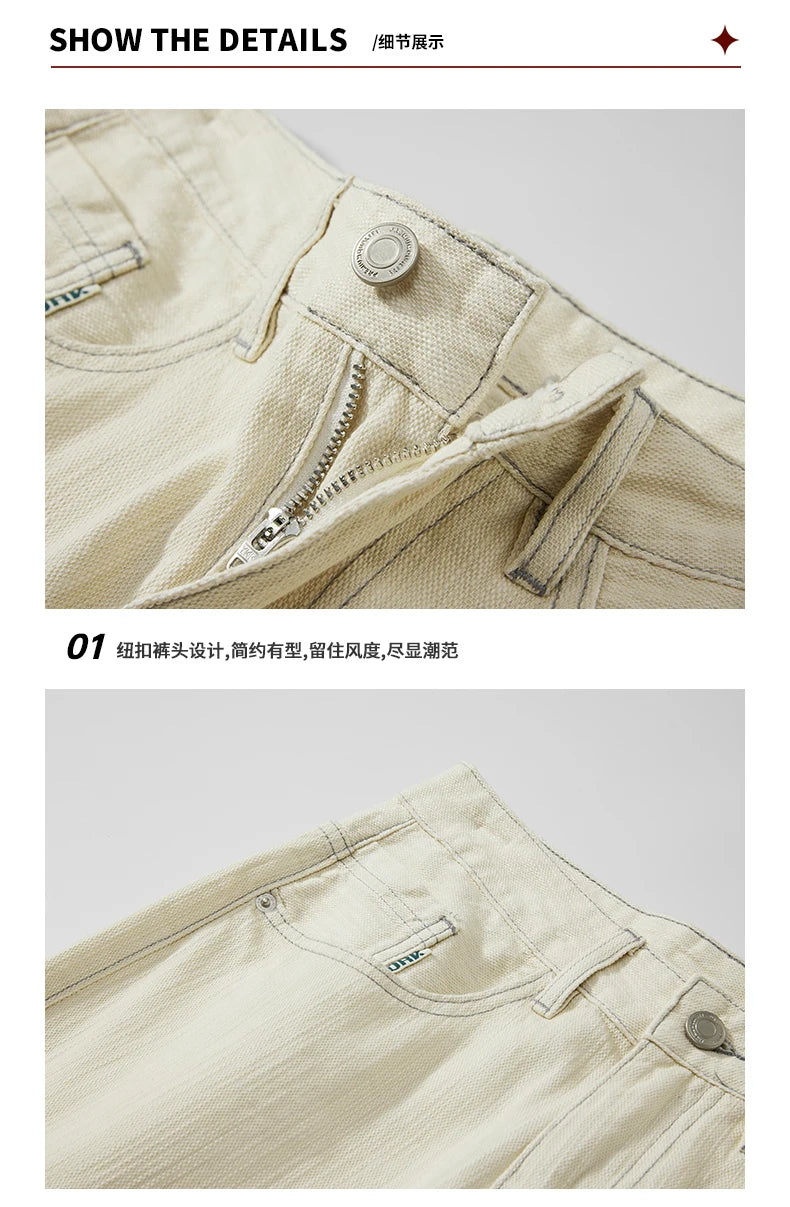 men classic fashion vintage loose casual plus size 28 42 ankle length white soft denim jeans pant cityboy harem jeans trousers unique jeans style 2101