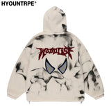 mens harajuku graffiti fleece jackets and coats letter embroidery hairy zipper outerwear warm streetwear parkas bomber jacket - variant style c7b14f for streetwear fashion