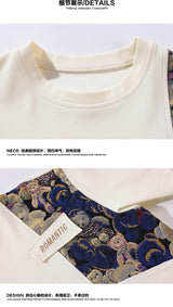 Embroidered Set Summer Fashion Short Sleeve Shorts Fake Pocket Design Tshirt New Punk Suit for Men Women Street Clothes