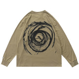 "Swirl" Unisex Men Women Streetwear Graphic Sweatshirt Daulet Apparel