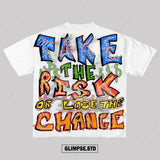 Skatercore Top – American Love Letter Print Graphic T Shirt Y2K Retro Loose S – Edgy Streetwear for All Genders