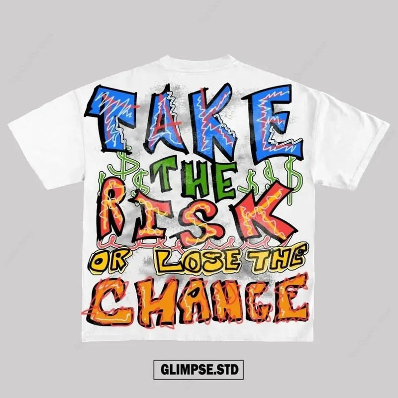 Skatercore Top – American Love Letter Print Graphic T Shirt Y2K Retro Loose S – Edgy Streetwear for All Genders