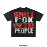 Skatecore Streetwear Tee – Tag Font Graphic with Flame Accent