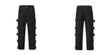fashion velcros denim jean pants streetwear mens new casual hip hop streetwear tactical straight trousers joggers men y2k pants unique joggers style 3687
