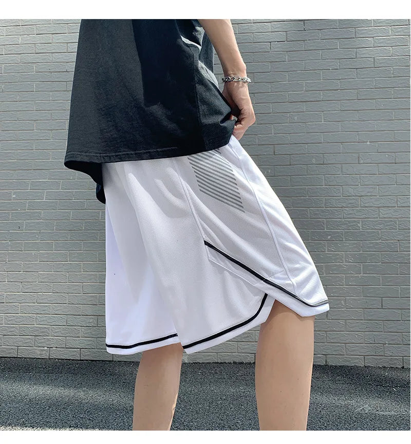 2023 summer new fashion shorts men loose pants shorts korean version all match casual sports pants men boutique clothing techwear shorts