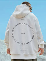Autumn Loose Pullovers Men Women Destiny Letter Print Hoodies Oversize