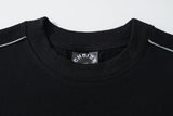 Harajuku Broken heart – Y2K Streetwear Reflective Strip White Black Oversized T Shir