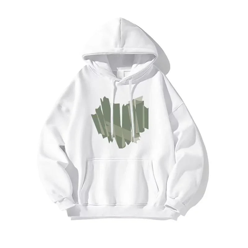 Autumn New Love Graphic Print Hoody Sweatshirts Man Hip Hop Oversized