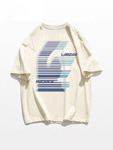 Y2k Chrome print – Summer Creative Letter Printed T Shirts For Men High Street