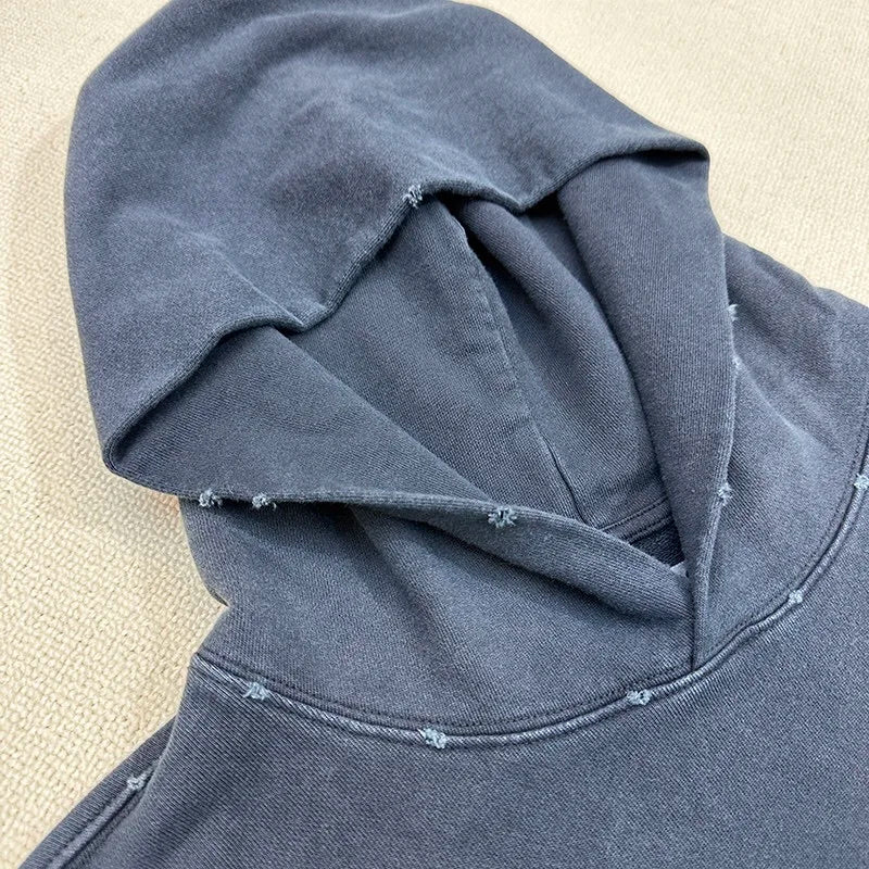 Futuristic tactical hoodie with urban techwear elements