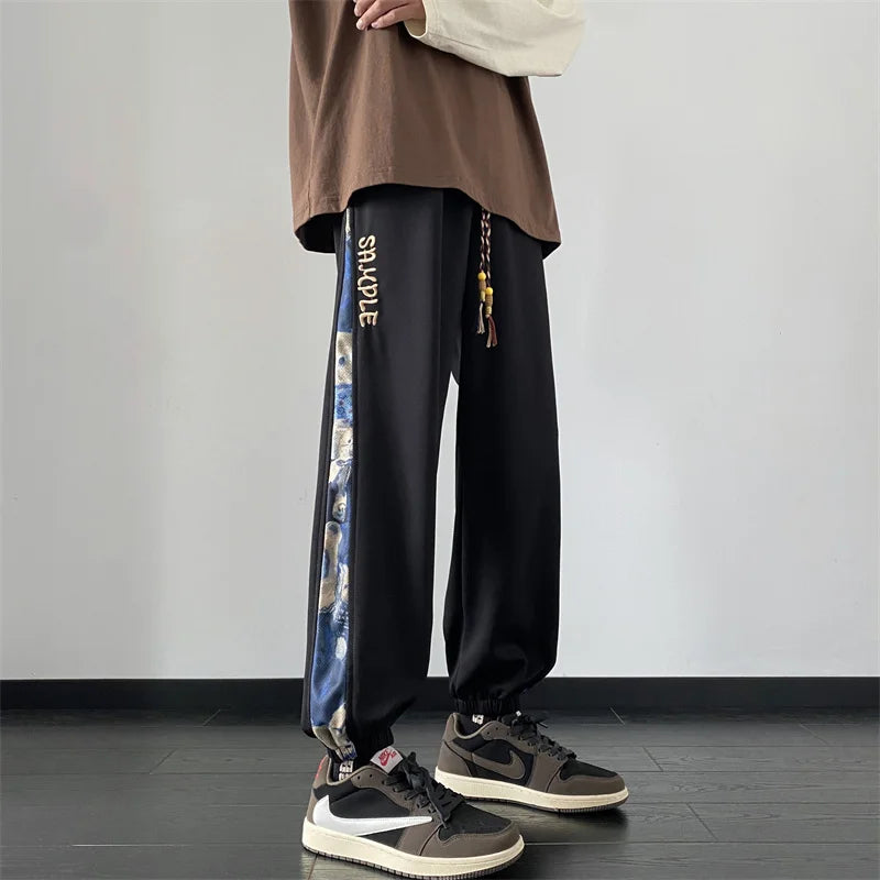 hip hop fashion anime printed sweatpants for men autumn casual corduroy baggy joggers pantalones hombre y2k streetwear trousers unique joggers style 189