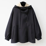 Waist Mid Length Windbreaker 2024 New Korean Style New High End Womens