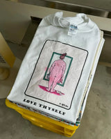 Harajuku Energy Tee – Pastel Icon Mash with Cloud Hearts