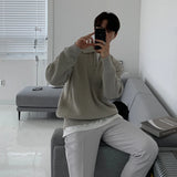 techwear street knit hoodie with oversized flame detail for urban fall winter outfits, street fashion menswear trend for seas