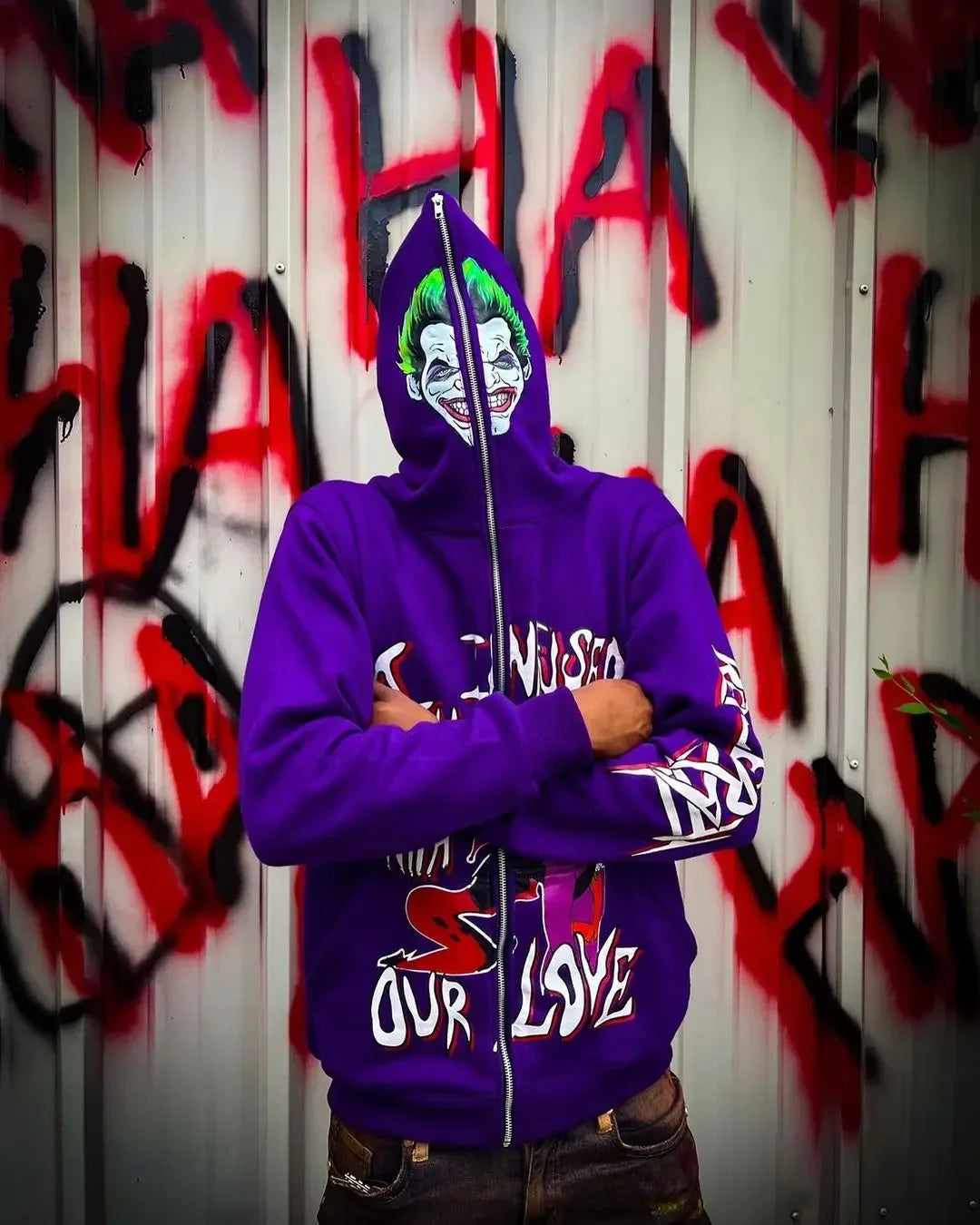 Oversized Y2K Tops Hoodie Streetwear Goth Popular Harajuku Tracksuit M