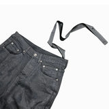 high new luxury men 2024 waxed cotton rick comfortable cotton parkour sweat casual pants tactical straight cargo u50 combat utility trousers