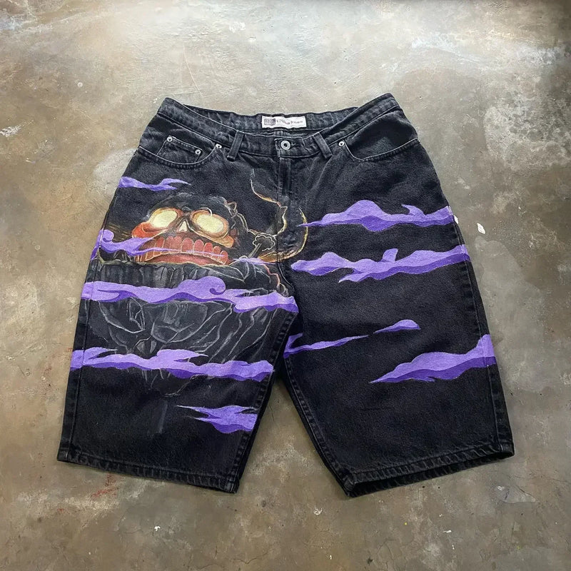 popular y2k baggy jeans vintage wide leg denim pants popular anime sweatpants harajuku streetwear couples trouser men clothing relaxed fit joggers
