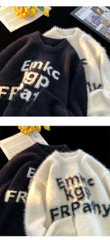 varsity knit sweater with retro streetwear styling for fall and winter outfits, ideal for men’s fashion and seasonal streetwe