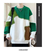 minimalist knit jumper, daily wear essential, trendy urban fashion top for men, layered streetwear look