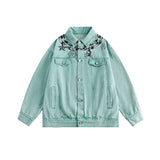 Graffiti minimalist hooded parka high fashion puffer