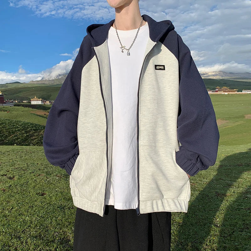 Heavy metal-inspired hoodie with rebellious design