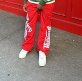 2024 european and american new fashion letter anime print oversized trousers men y2k harajuku retro hip hop rock casual pants unique default style 3709