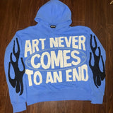 American Fashion Goth Trend Letter Pattern Oversized Hoodie Mens Retro
